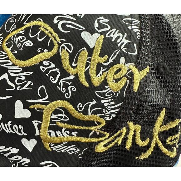 Outer Banks Baseball Cap 777 Lucky Hook Loop Closure - Picture 5 of 7